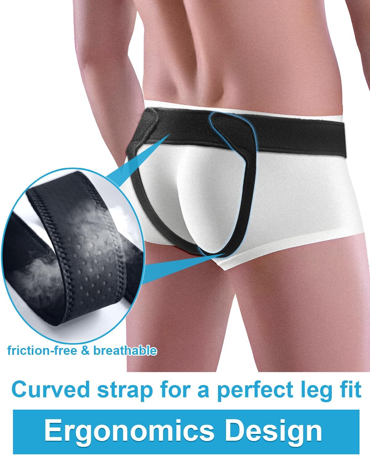 Men’s Medical Inguinal Groin Hernia Support Belt Truss Brace Wrap Pain Relief