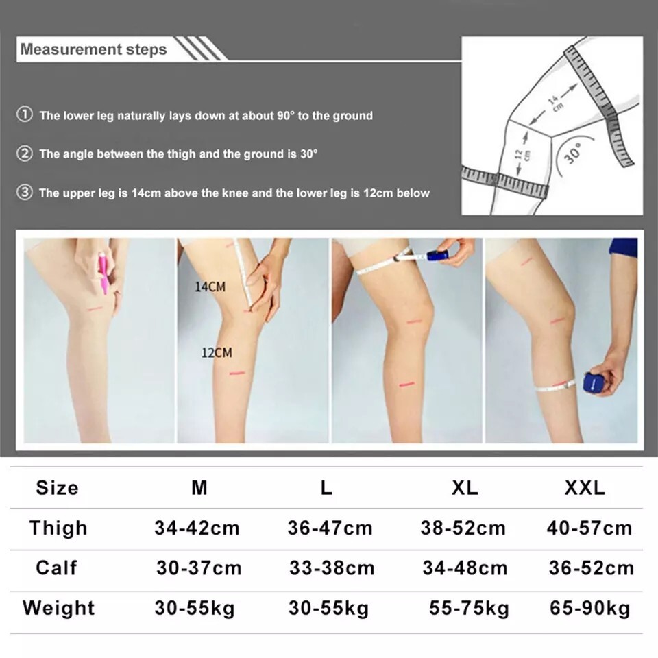 Knee Brace Compression Sleeve Support Sport Joint Arthritis Knee Stabilizer New