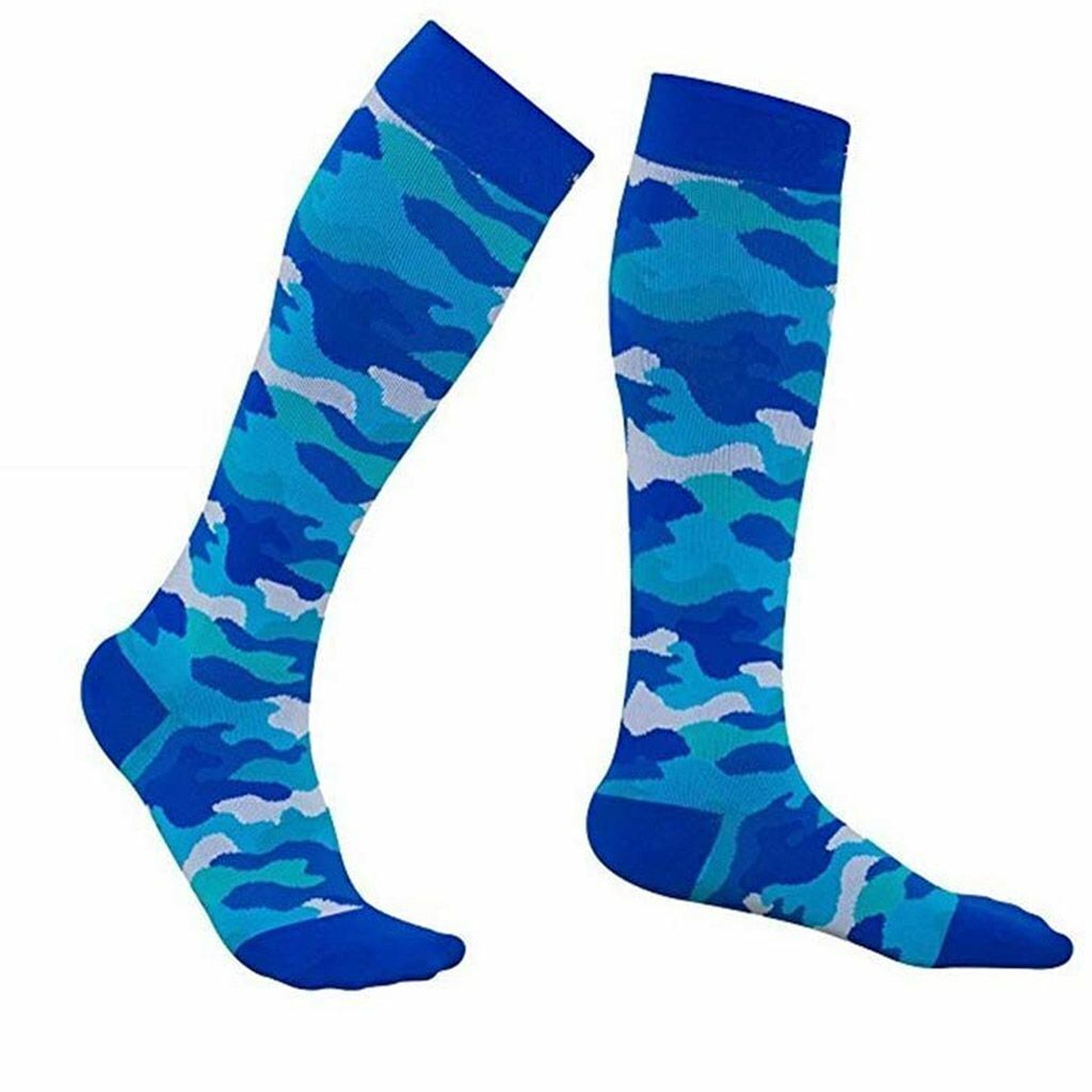 2pc Nylon Compression Socks 20-30mmHg Graduated Support Mens Womens Sports Socks