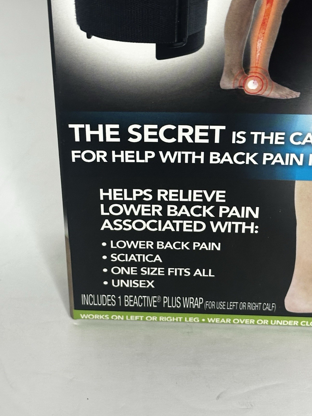 BeActive Plus Calf Wrap – Black (BA-1000)