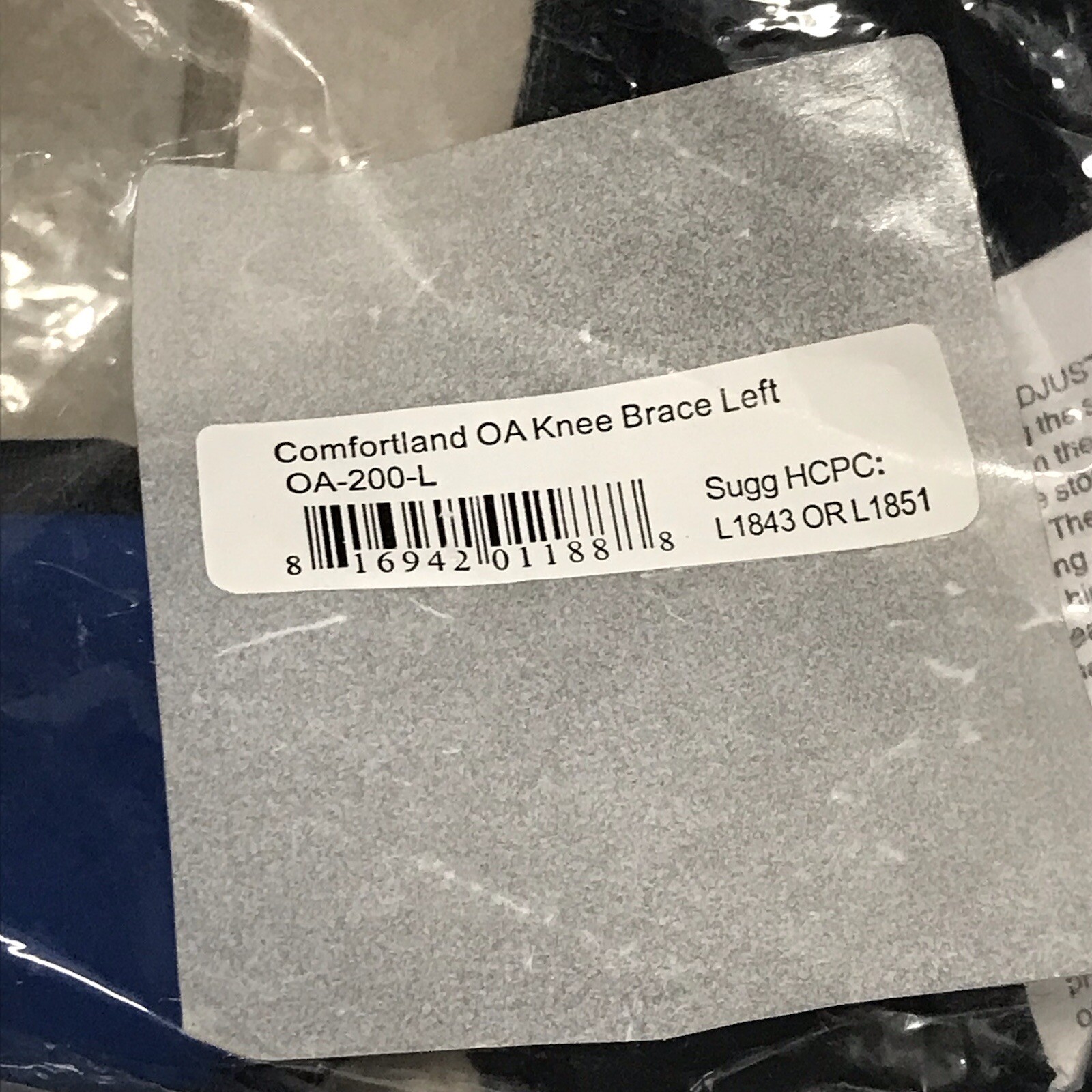 Comfortland OA Hinged Knee Brace [LOT of 1 RIGHT & 1 LEFT]