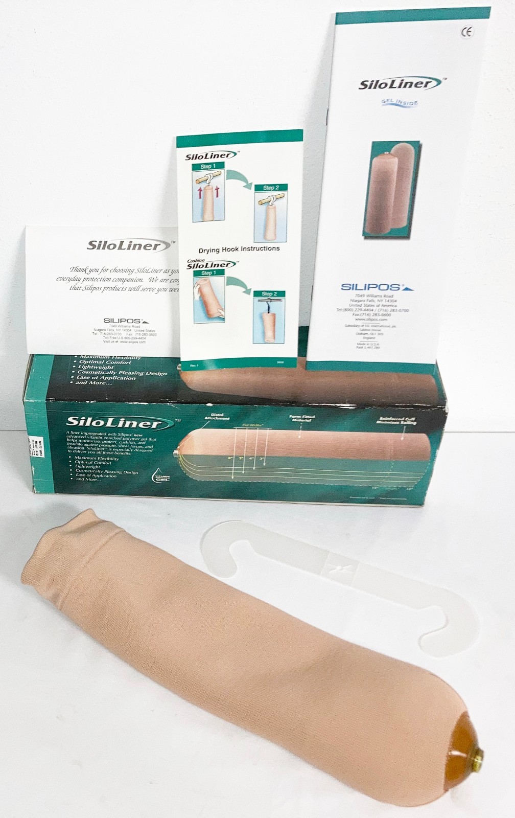 New Silipos 1465 SiloLiner Amputee Leg Cushion Liner – Free Shipping !!!!!!!!!!!