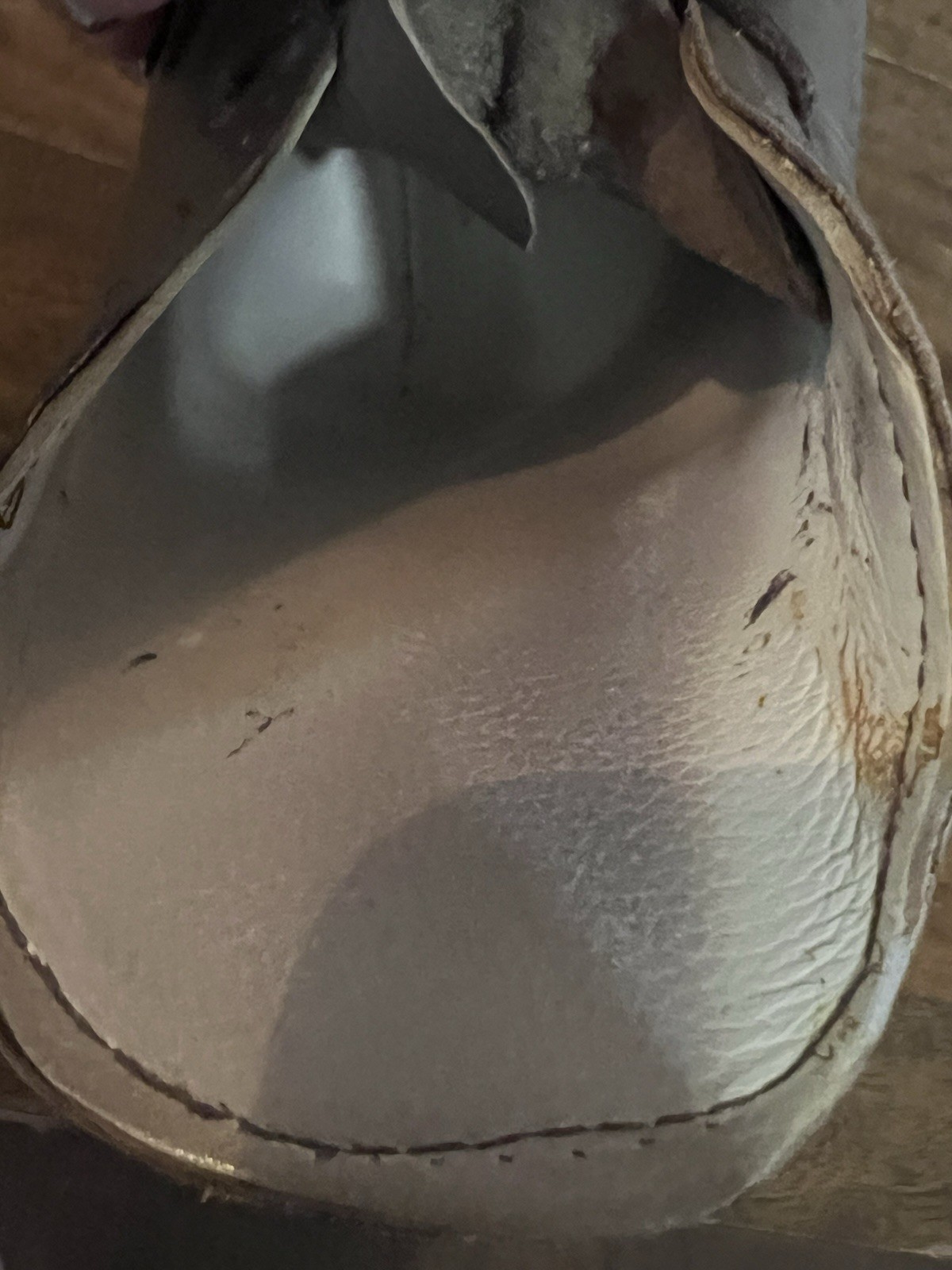 Brown Leather Custom Ankle Brace Support Right AFO