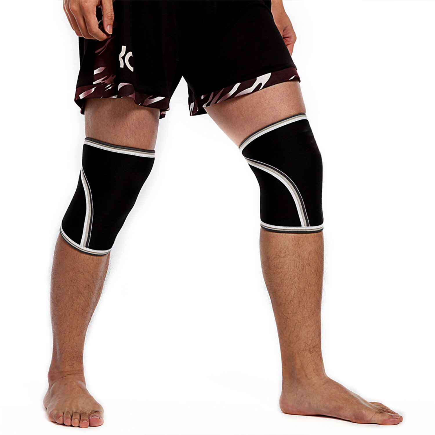 Heavy Duty Knee Support Brace 7mm Sleeves Joint Weightlifting Crossfit Squats US
