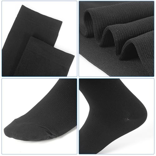 Knee High Socks for Women and Men Baseball Soccer Costume One Size Black