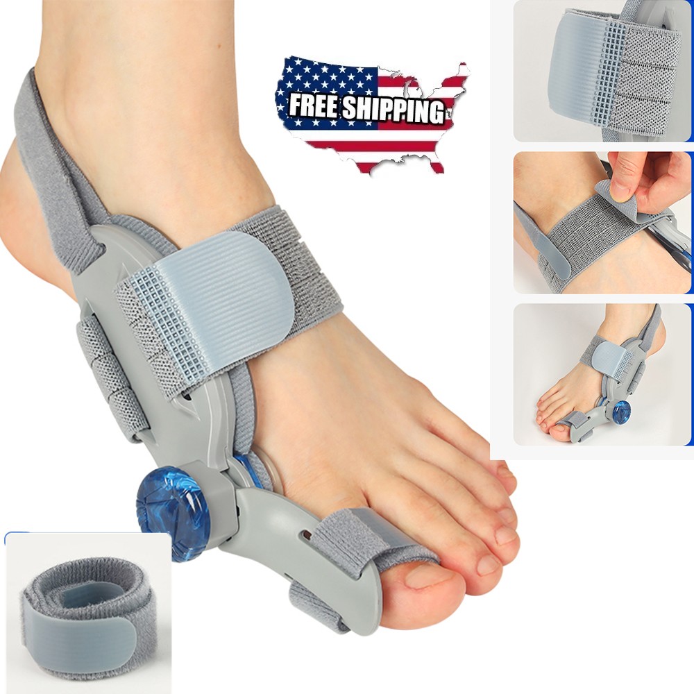 Bunion Fix Toe Valgus Corrector Big Toe Straightener Adjustable for Men & Women