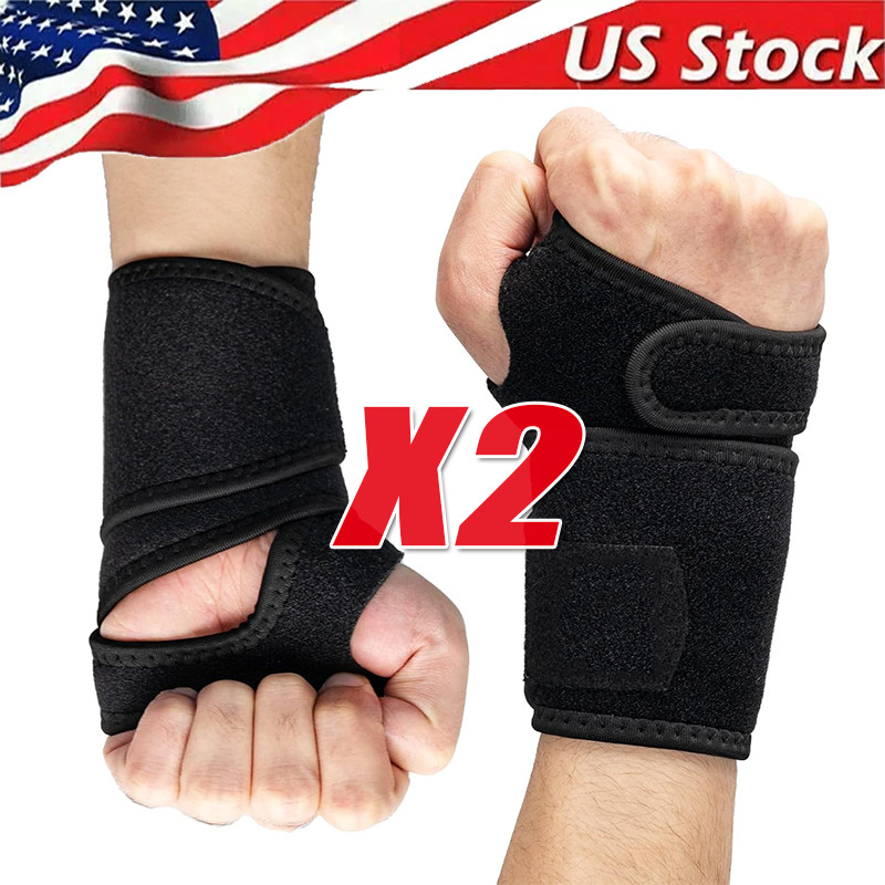 Wrist Hand Brace Support Carpal Tunnel Sprain Arthritis Gym Splint Left / Right