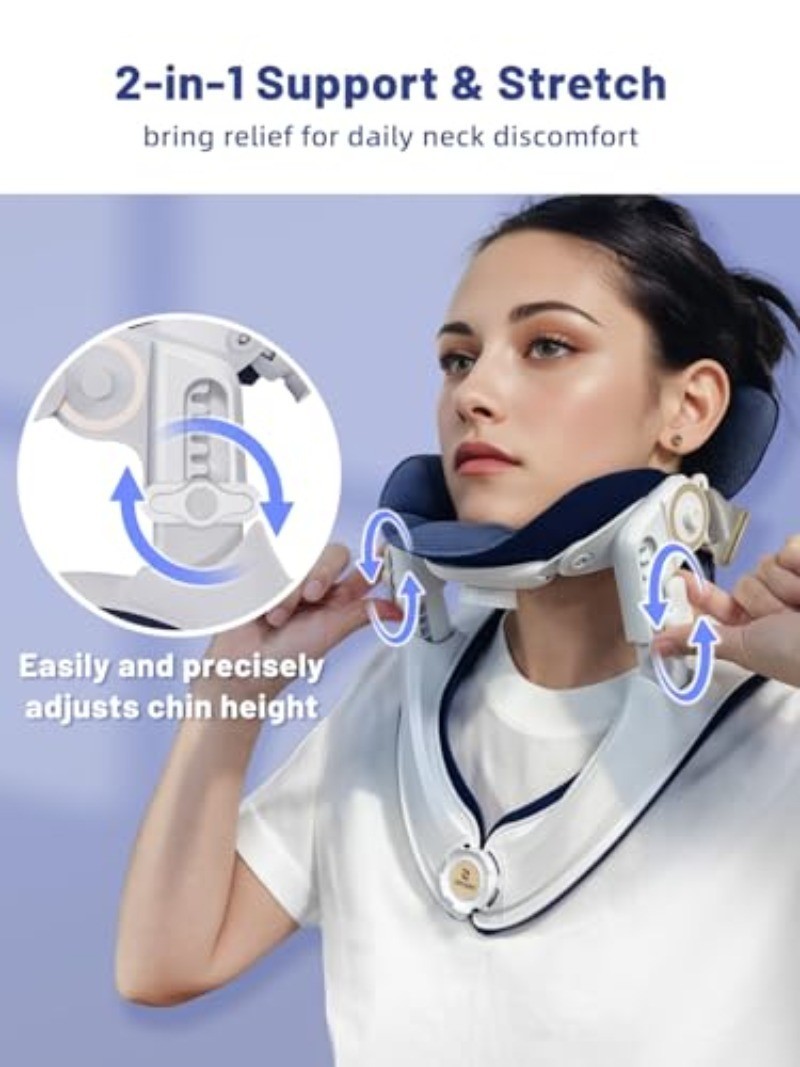 zenopax Cervical Traction Device, Neck Stretcher for Neck Support, Lightweight &