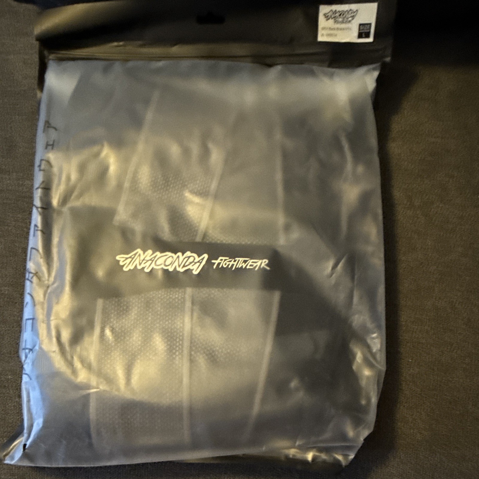 Anaconda Fightwear Back Brace, Size L, Black/Gray, 2 available