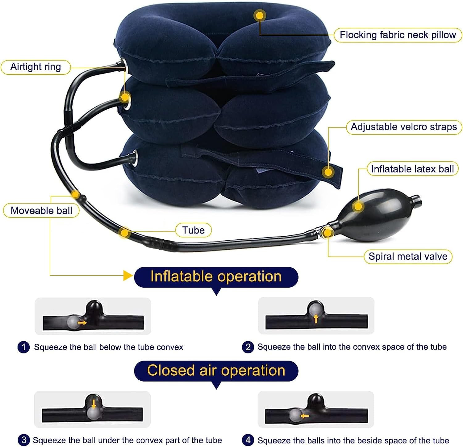 Neck Stretcher, Cervical Traction Device, Neck Traction Device, Cervical Neck Tr