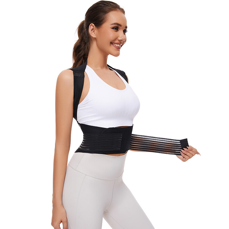 Magnetic Self Heating Belt Back Support Waist Brace Therapy Posture Corrector