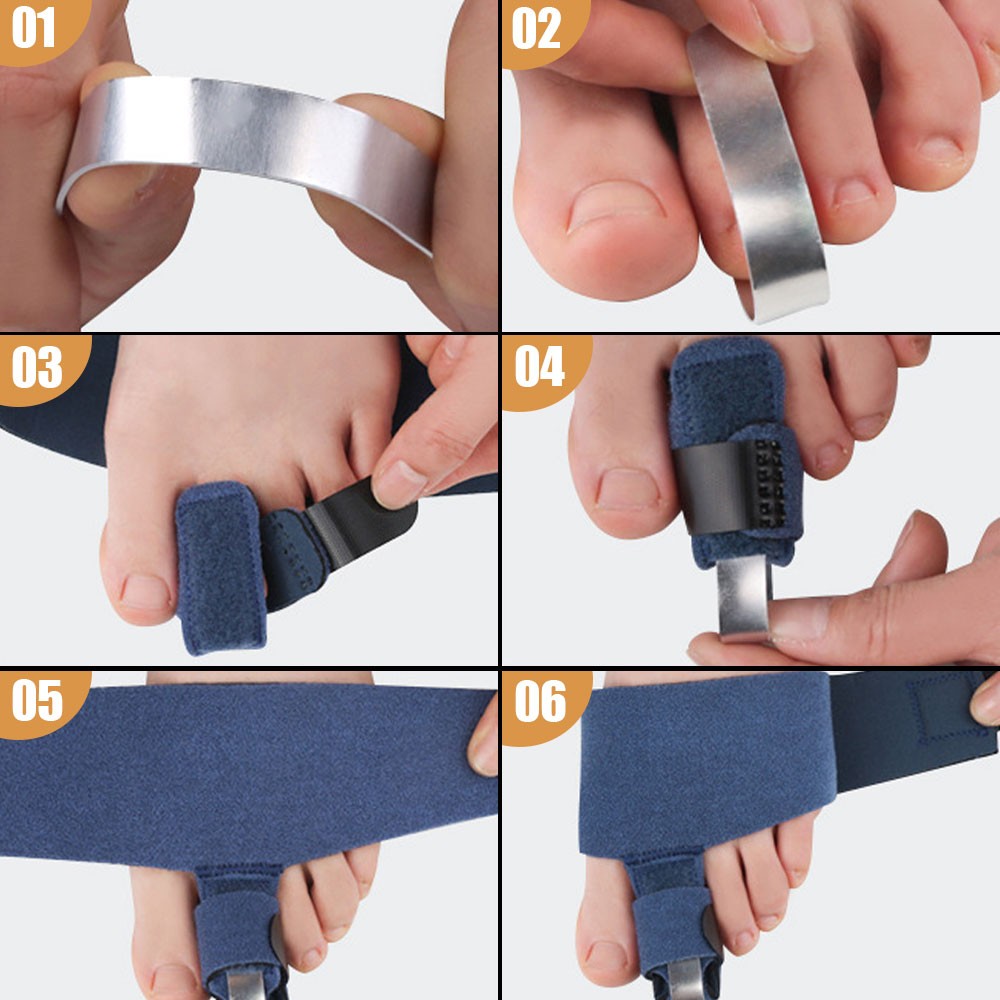 Toe Straightener Toe Splint Corrector Toe Wrap For Hammer Toe Bent Claw Crooked
