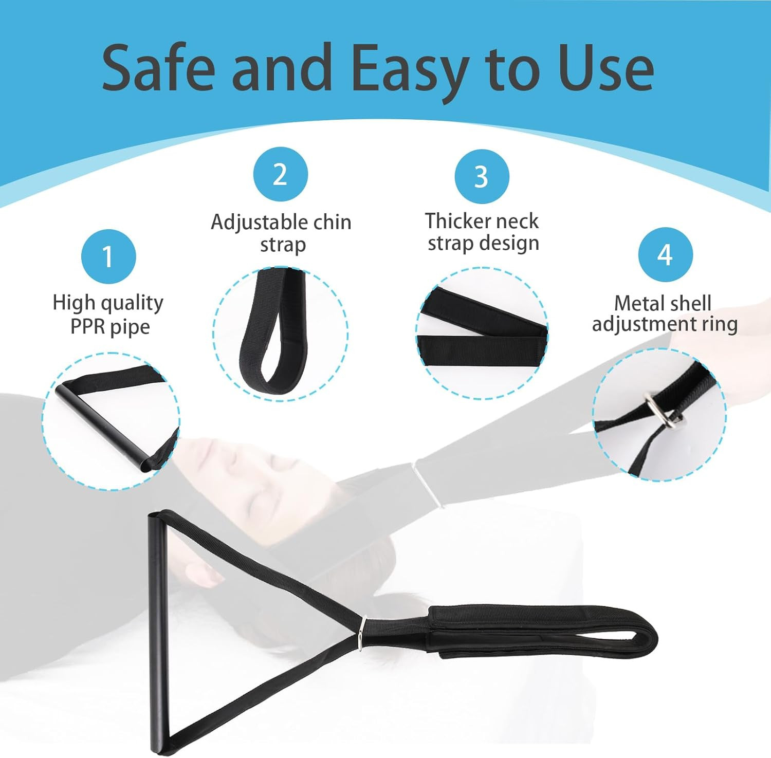 Y Neck Strap Chiropractor Pull Device,Neck Stretcher Strap,Neck Strap Cervical T