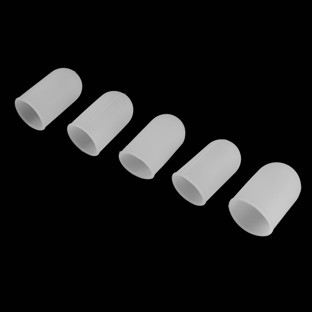 5pcs Silicone Finger Protector Thumbs Cover Fingertip For Heat Cooking BEA