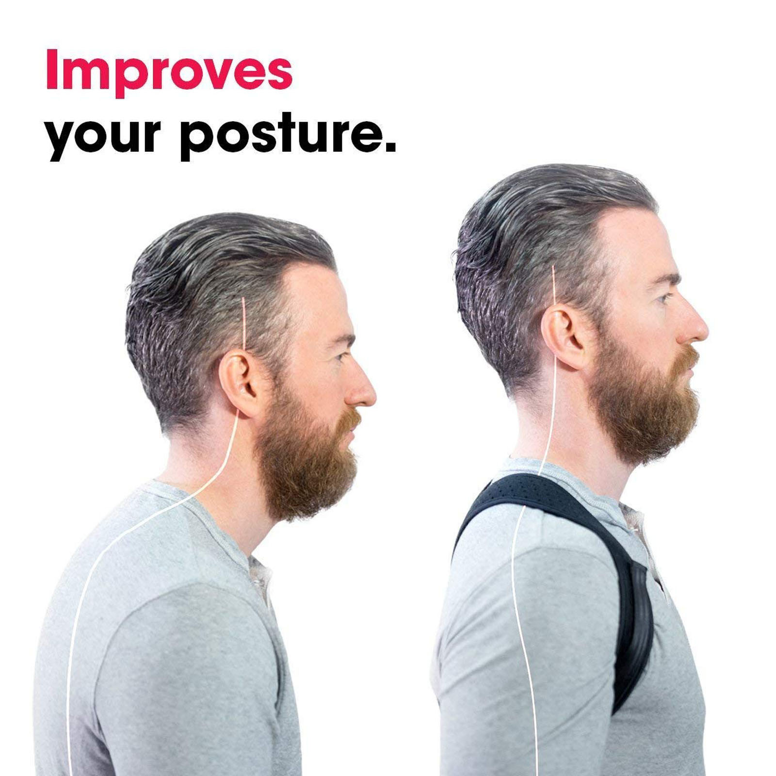 Posture Corrector Back Brace – Treating Forward Head Tilt Discomfort in the Neck