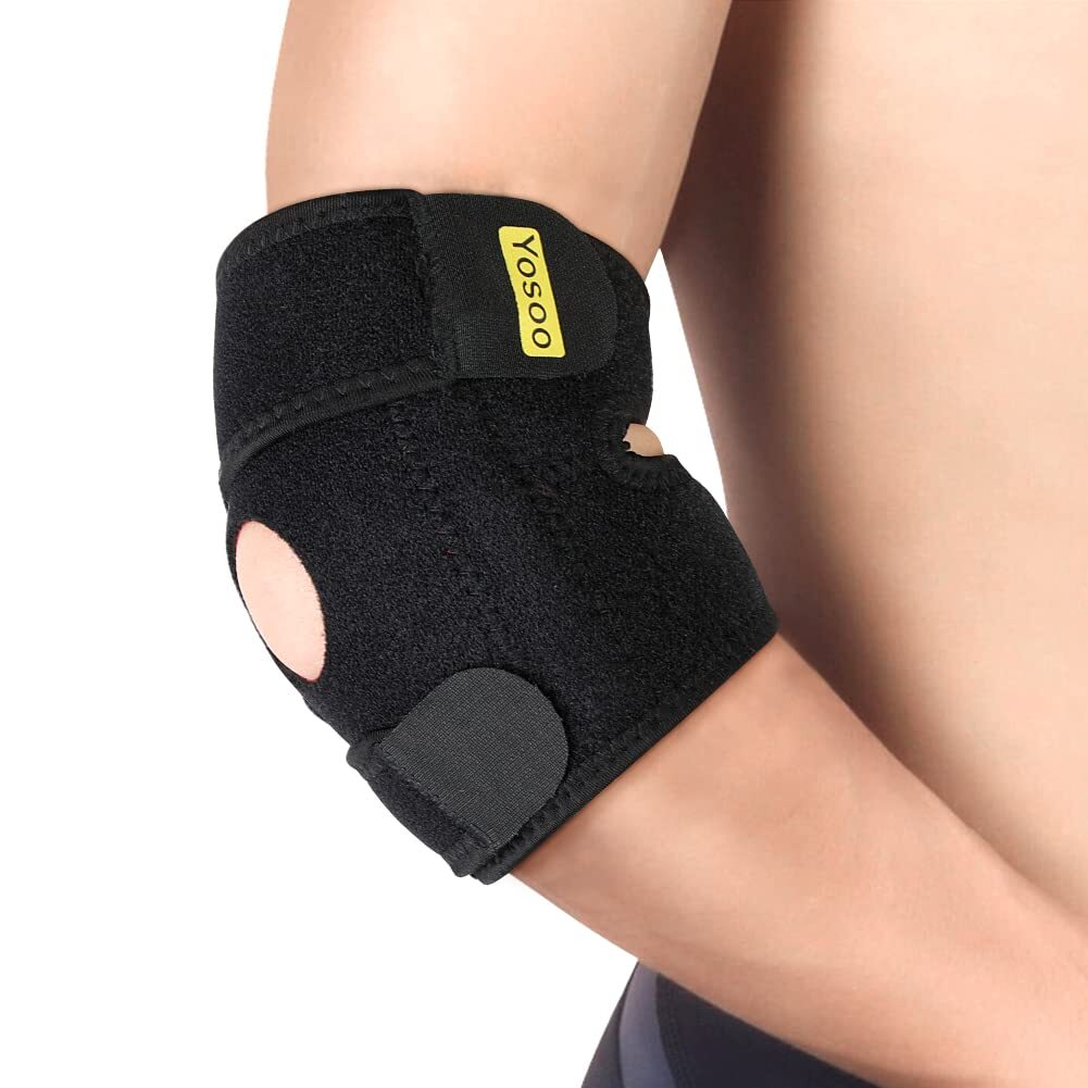 Elbow Brace for Tendonitis Adjustable Elbow Brace Strap with Metal Stabiliser…