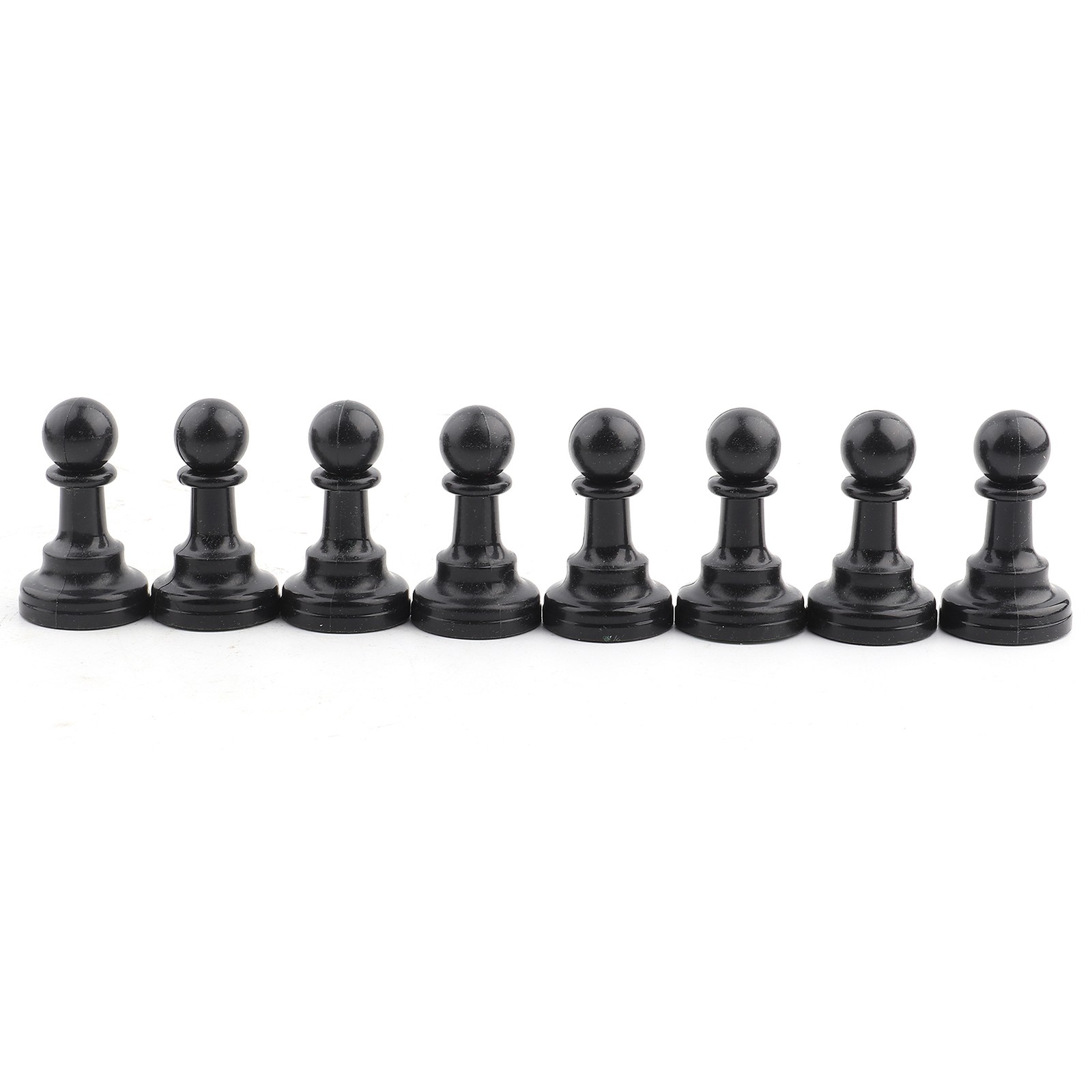 Black&White L Plastic Chessmen Set International Chess Game Complete ☆
