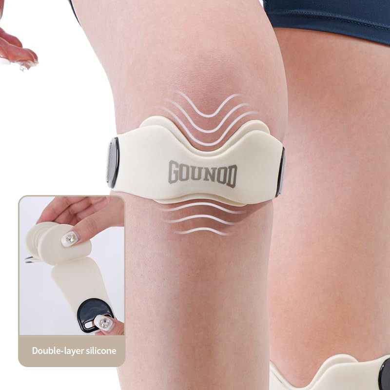 Patellar Tendon Support Strap 2 Pack,Silicone Knee Strap for Knee Pain Relief,Pa