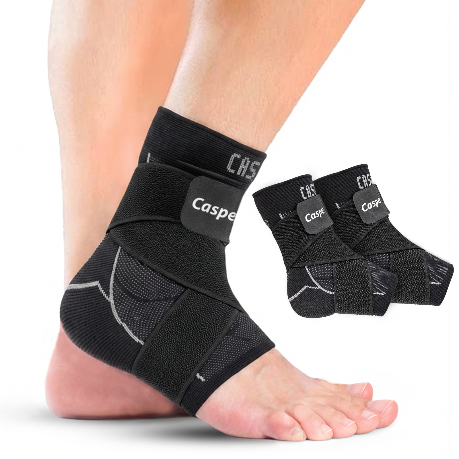 Ankle Brace Support Compression Sleeve Plantar Fasciitis Pain Relief Foot Wrap