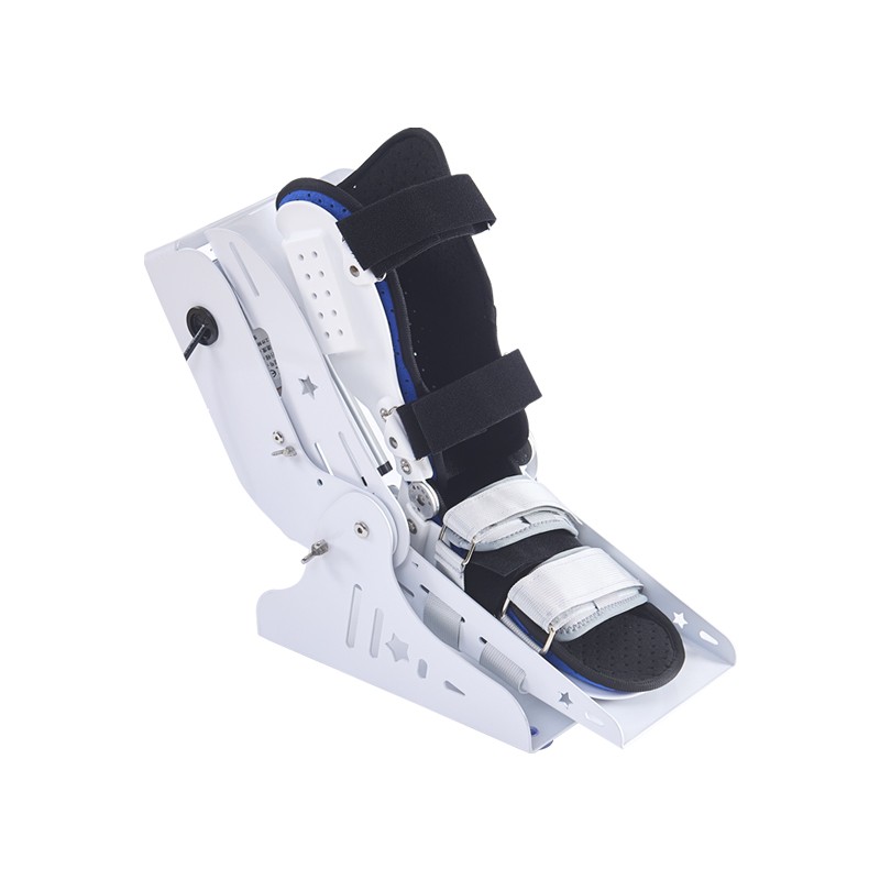 Electric Ankle Exerciser Remote Control w/ Left Right Braces for Sprain Recovery
