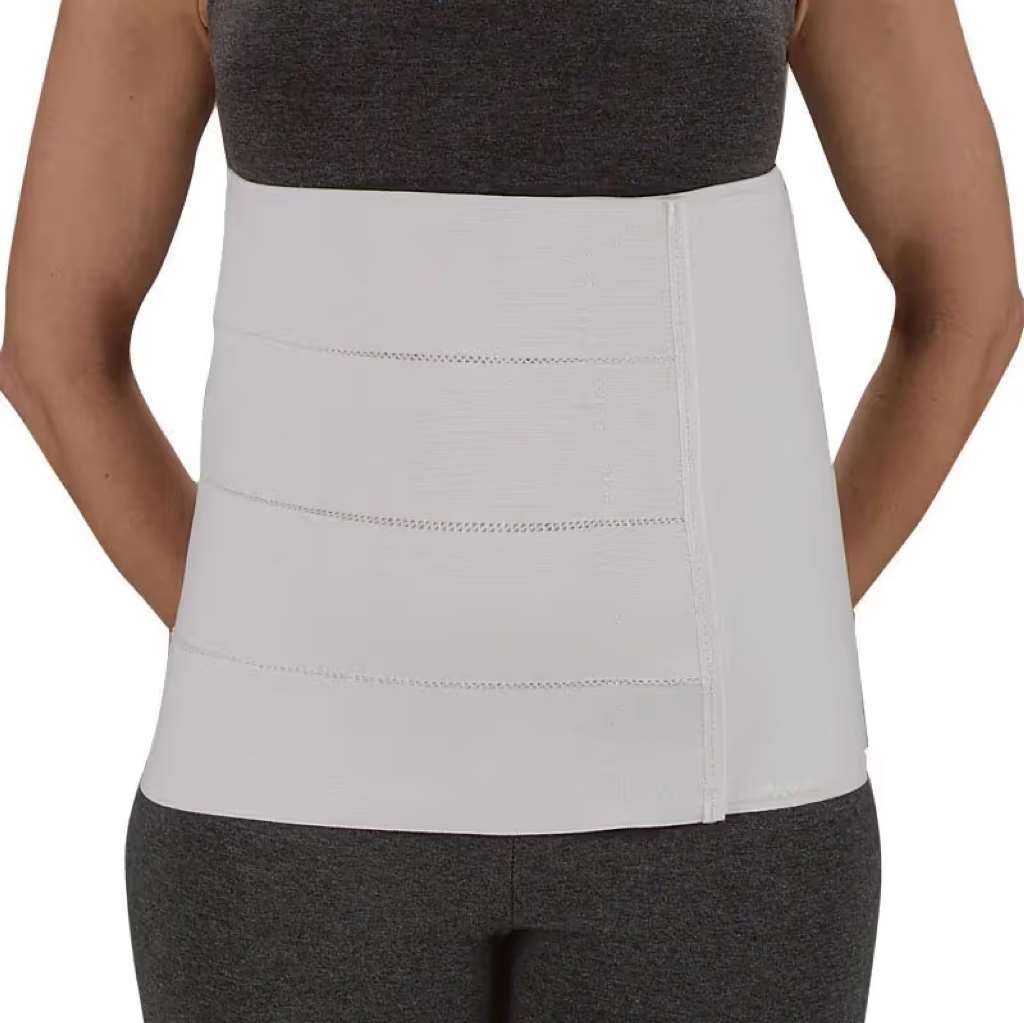Deroyal 4 Panel Premium Abdominal Binder, 12 Inch L, 85 to 94 Inch Waist-Hip, 2X
