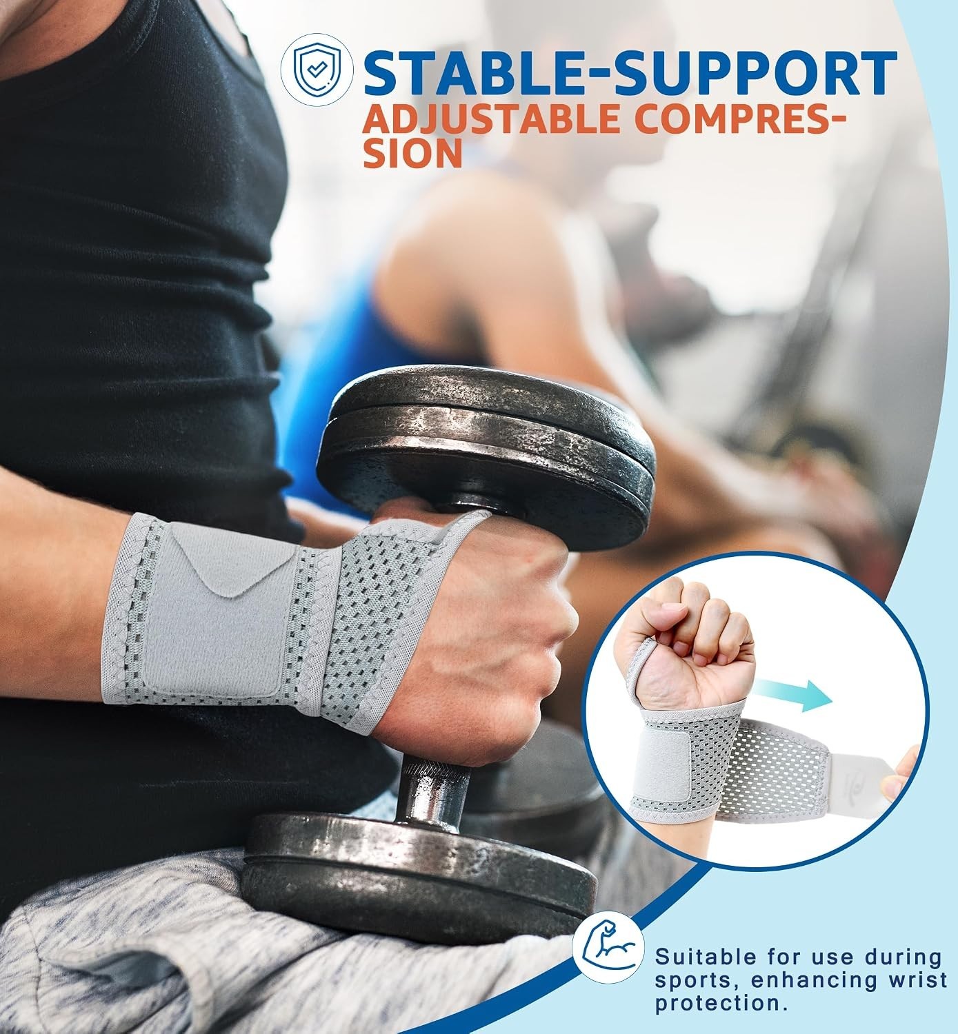 2-Pack Ultra-Thin Mesh – Breathable, Adjustable Wrist Support for Workouts & …