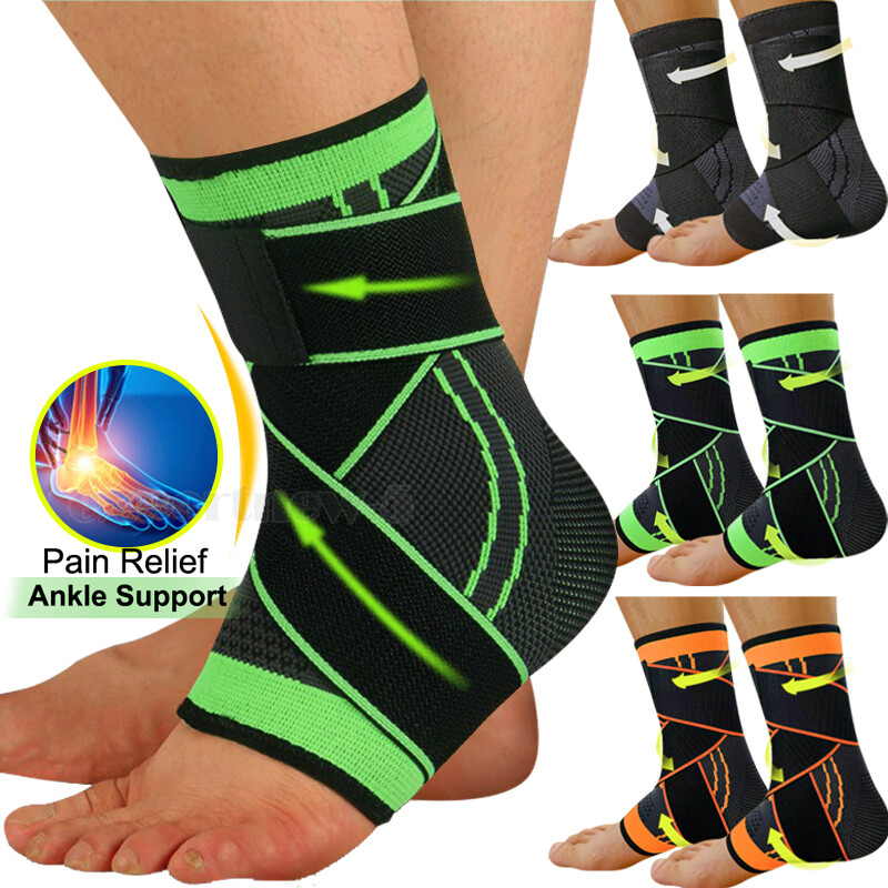 Ankle Support Compression Brace Achilles Tendon Strap Foot Sprains Injury Pain