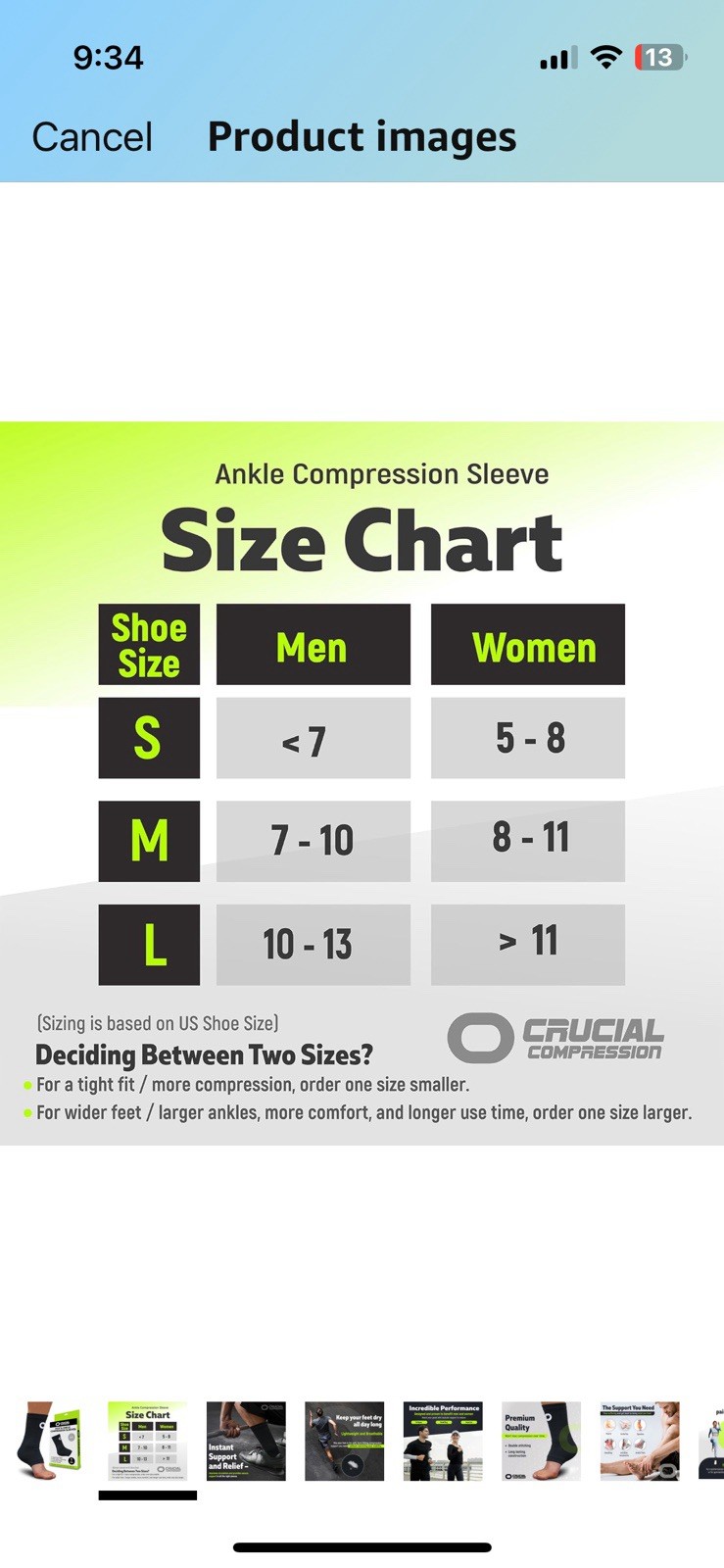 Ankle Brace Compression Support Sleeve (1 Pair) – BEST Ankle Compression Socks f