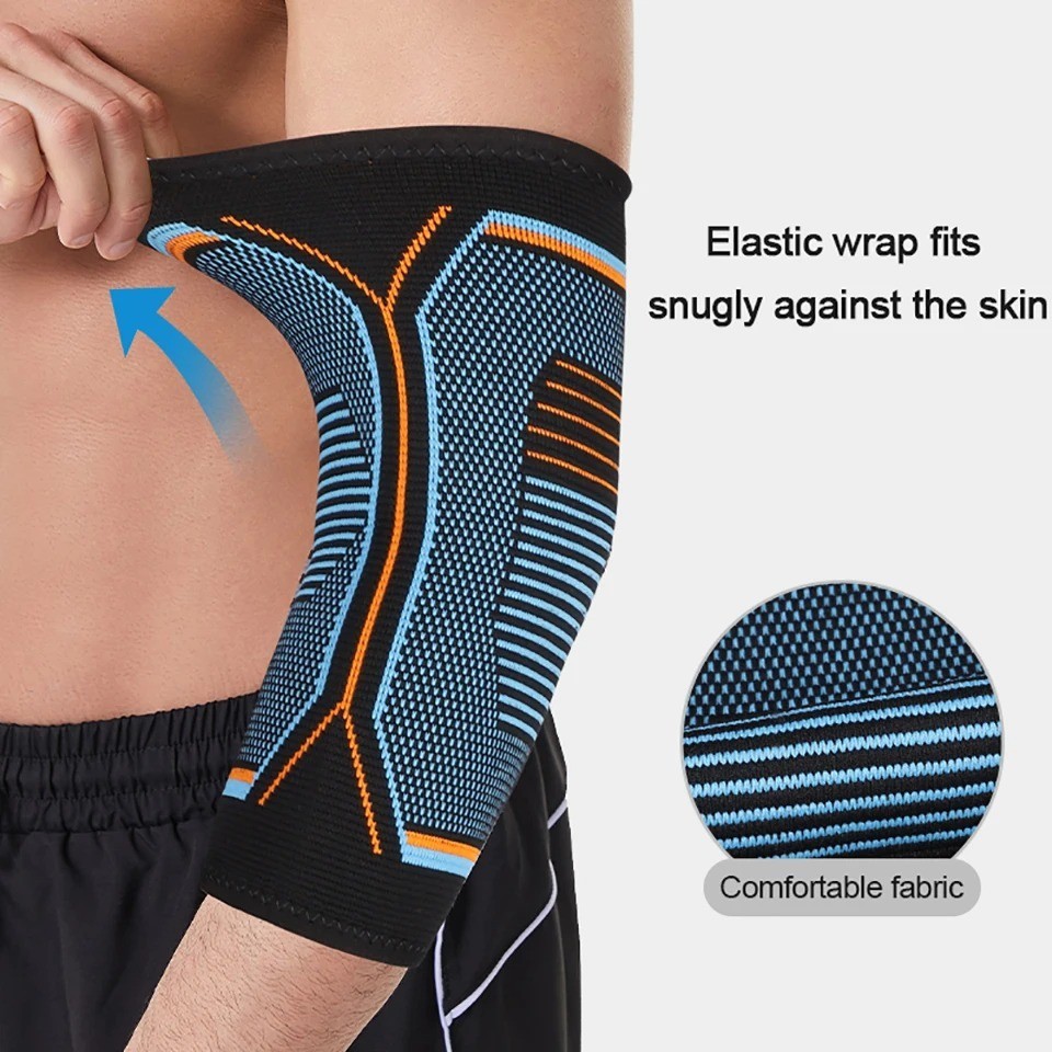 Copper Elbow Compression Sleeve Elbow Braces Tennis For Arthritis Bursitis US