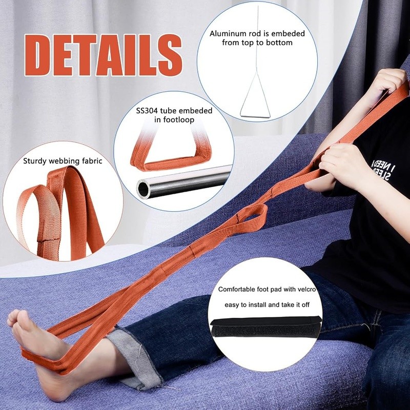 Hip Kit Total Hip Replacement Leg Lifter Straps Knee Surgery Mobility Aid New