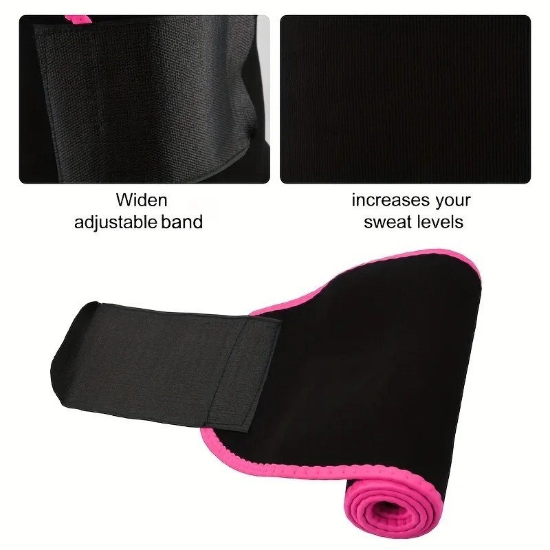 Adjustable Waist Trimmer Belt for Men Women Sports Running Workout Sweat Sauna