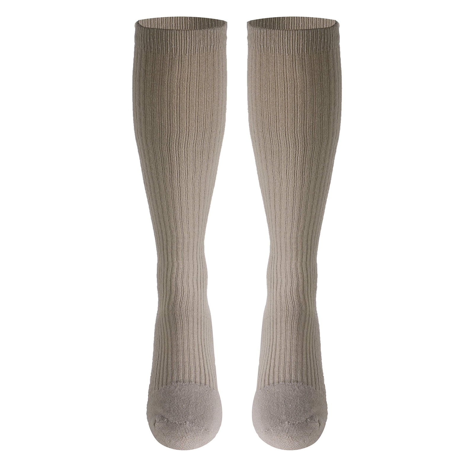 Compression Socks 15-20 mmHg Support for Men Padded Cushion Foot Knee High Cl…