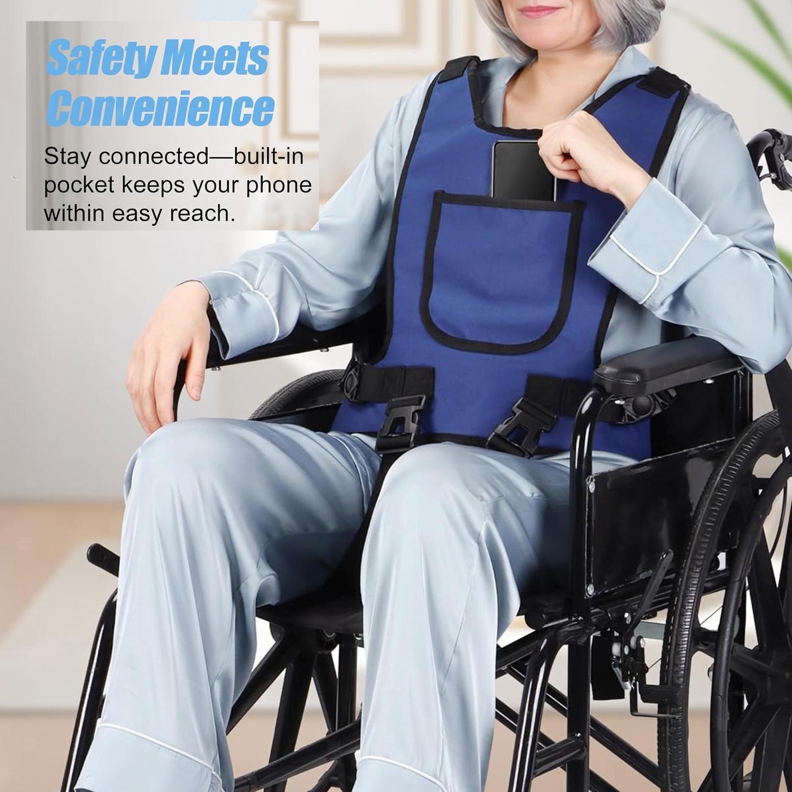 Seatbelt Harness Anti Fall Adjustable Comfortable Breathable Non Slip Support