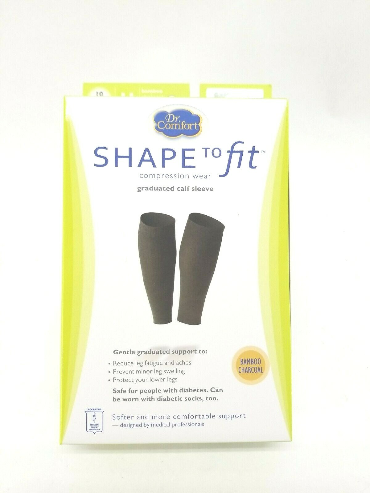 Dr Comfort Shape to Fit Graduated Calf Sleeve 10-15mmHg Compression Unisex SMALL