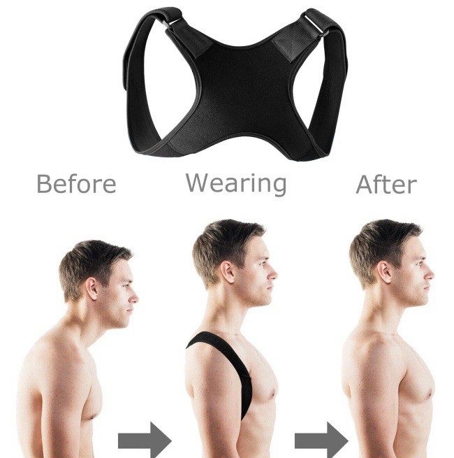 Back Posture Corrector Shoulder Straight Support Brace Belt Therapy Men Women