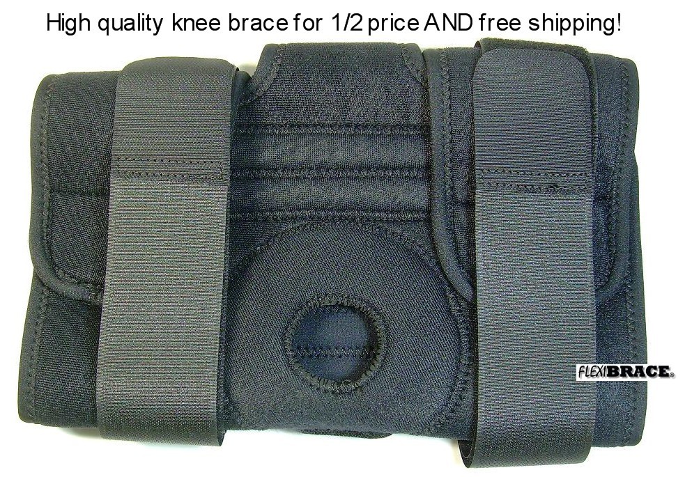 2 Knee Brace Support by Flexibrace Patella Stabilizer Sizes Small to X-Large