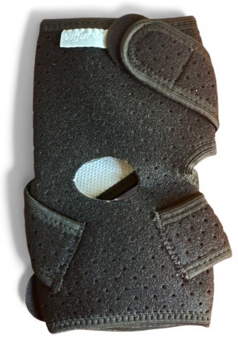 Vigorwise Gray X-Shaped Adjustable Ankle Brace Support for Running Sports