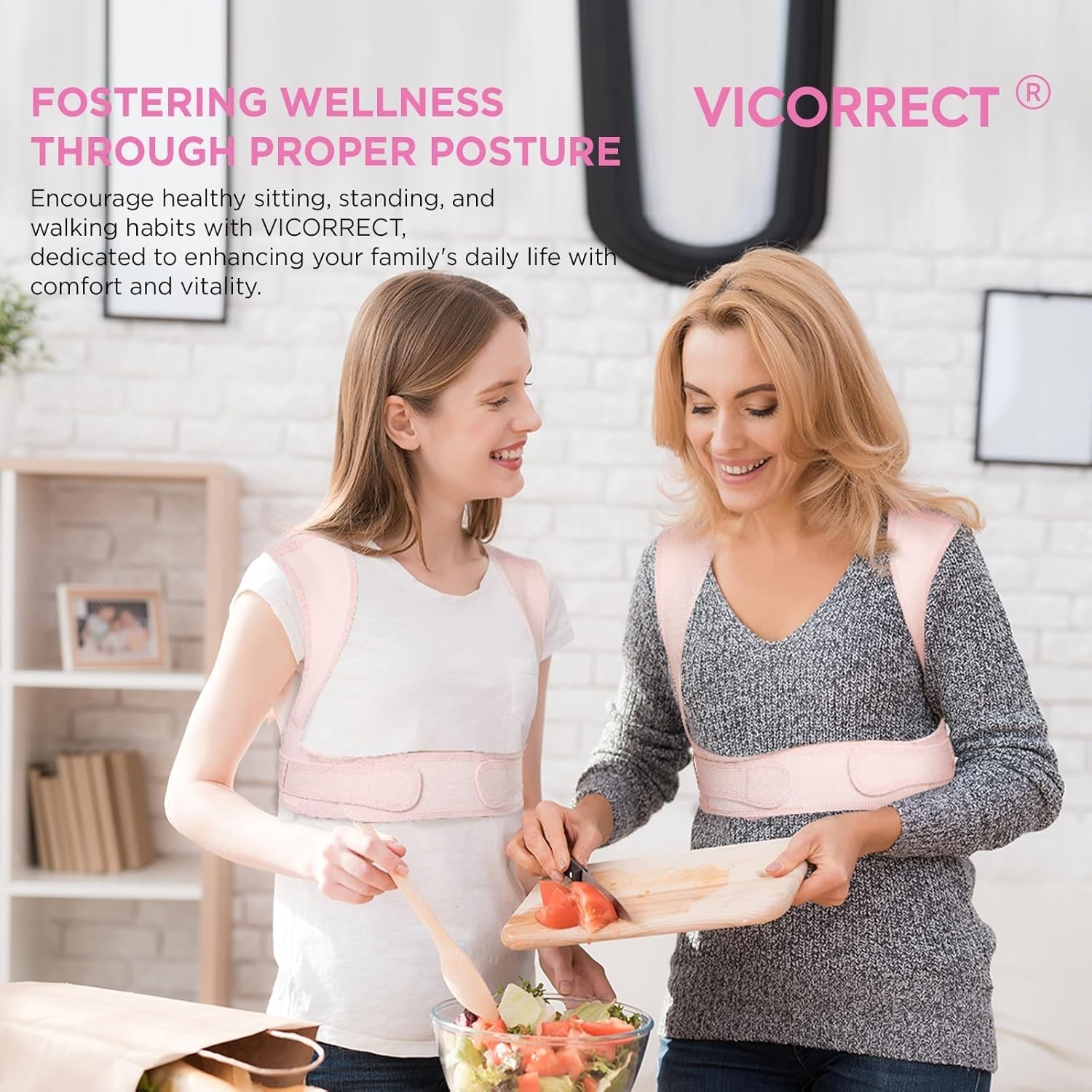 Adjustable Posture Corrector for Upper Back Support in Small/Medium Size