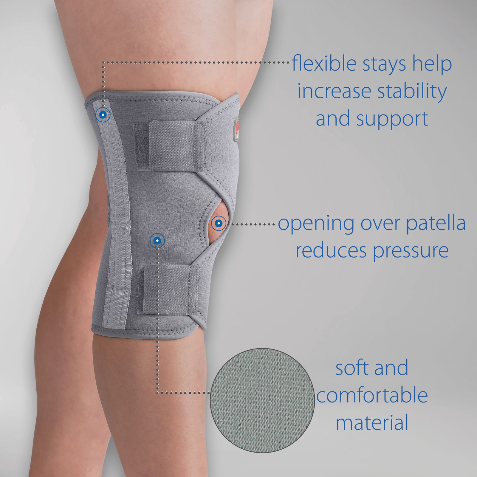 Swede-O Thermal Vent Open Knee Wrap Stabilizer – XXLarge NEW