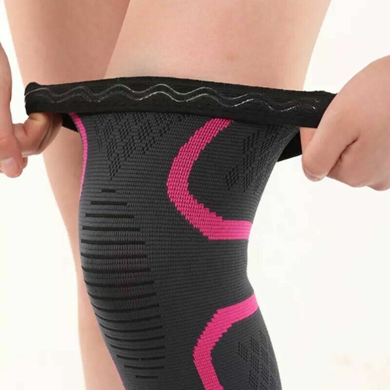 Knee Sleeve Compression Brace Support Joint Pain Arthritis Relief 1xSleeve USA