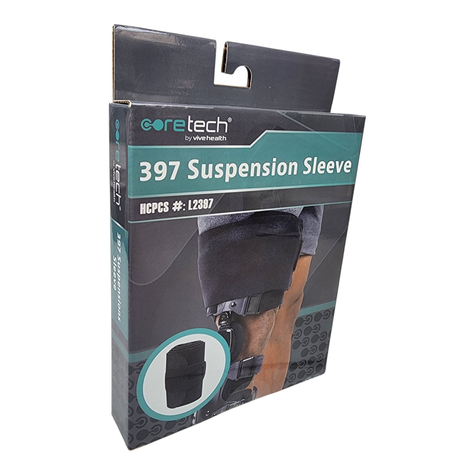 Coretech 397 Suspension Sleeve L2397 Knee Brace Support Anti-Slip Cover NEW