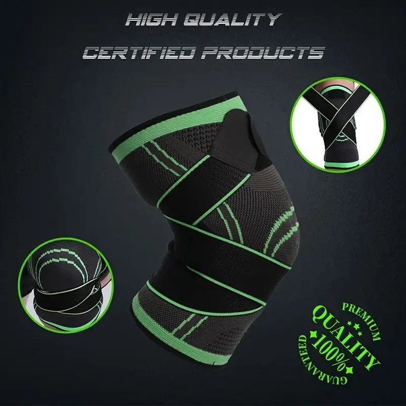 2x Knee Sleeve Compression Support for Arthritis Pain, Running Safety,Men/Women