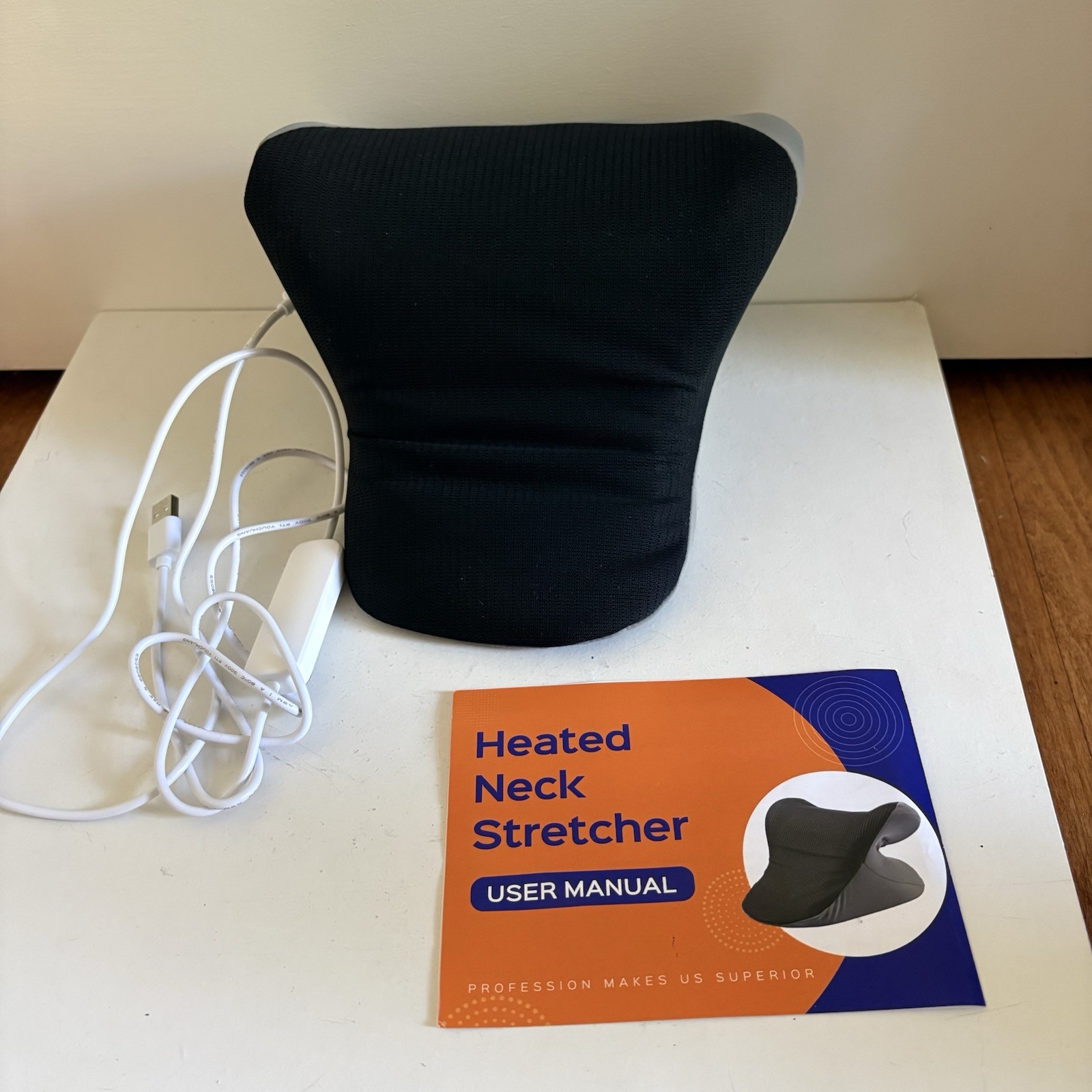 Neck Stretcher Heated for Pain Relief Cervical Traction Device Pillow Graphene