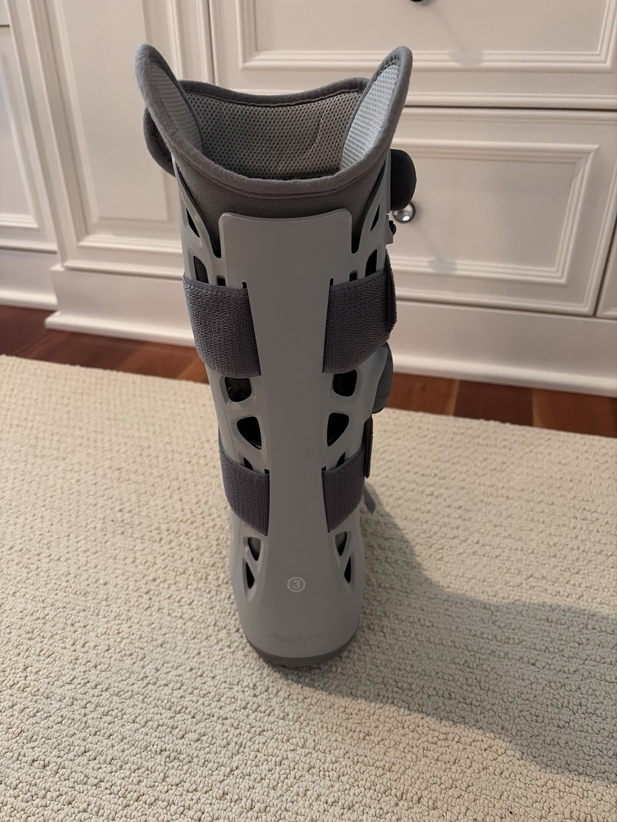 Aircast AirSelect Walker Brace / Walking Boot soft strike – Gray, Small, EXC