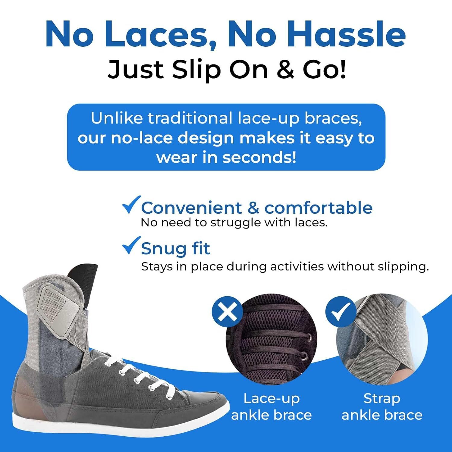 Foot Drop Ankle Brace Support Stabilizer Guard Tendonitis Achilles Sprain Brace