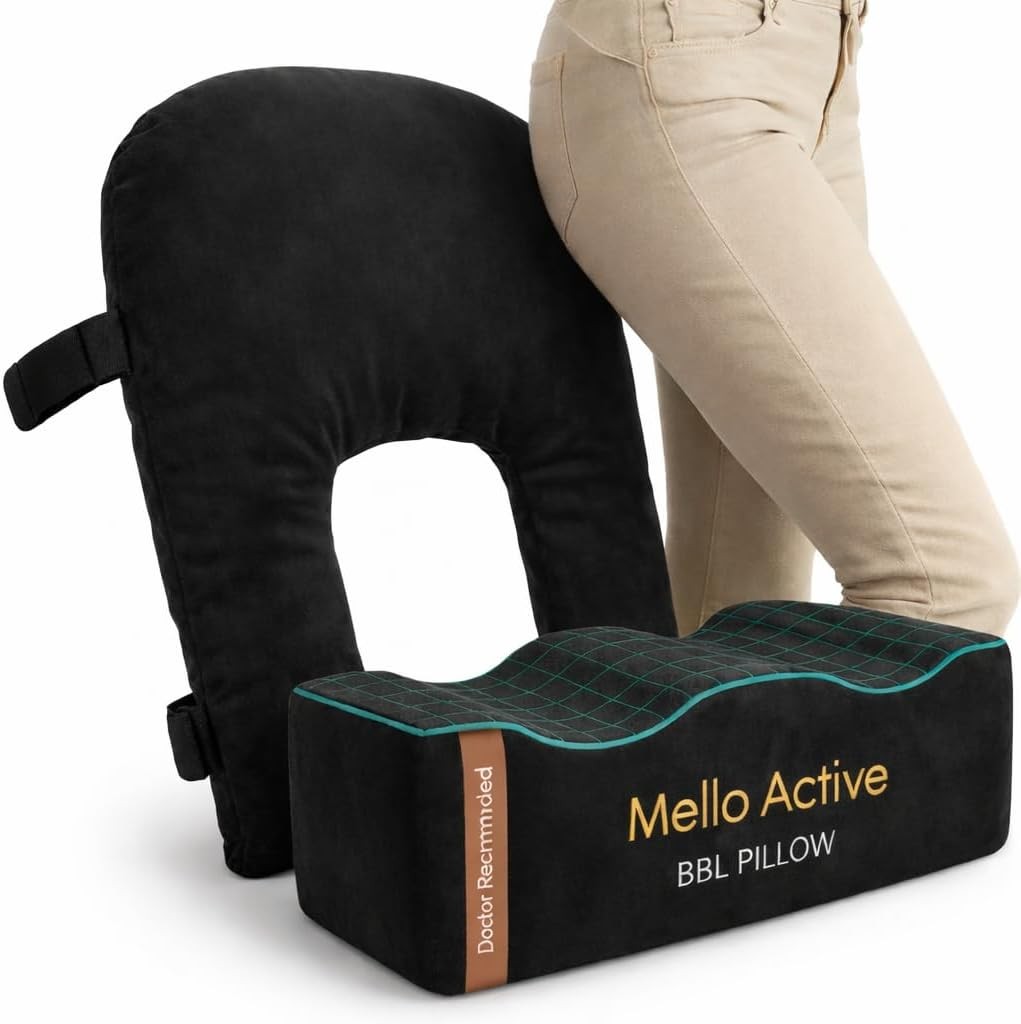 BBL Pillow After Surgery Recovery Set – Doctor-Recommended BBL Pillow with Back