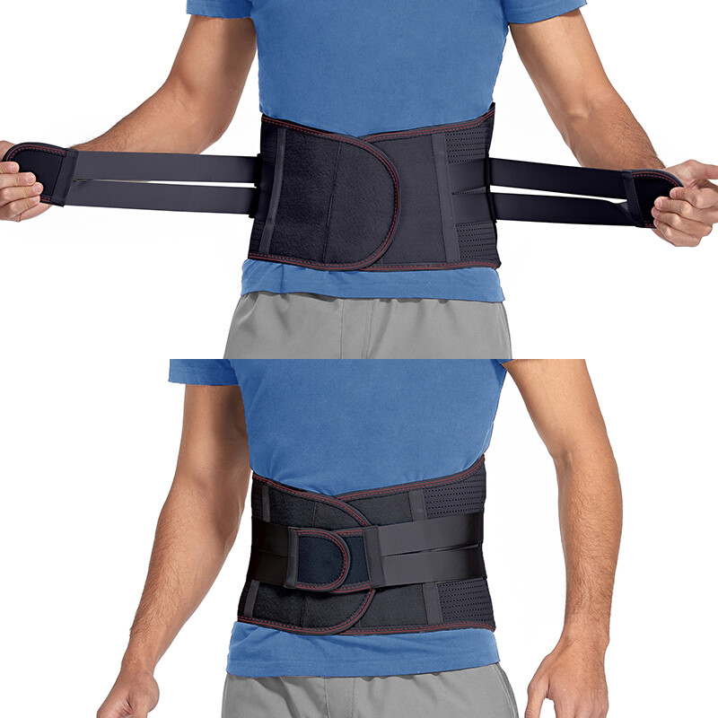 Adjustable Lumbar Support Lower Waist Back Belt Brace For Pain Relief Men Women