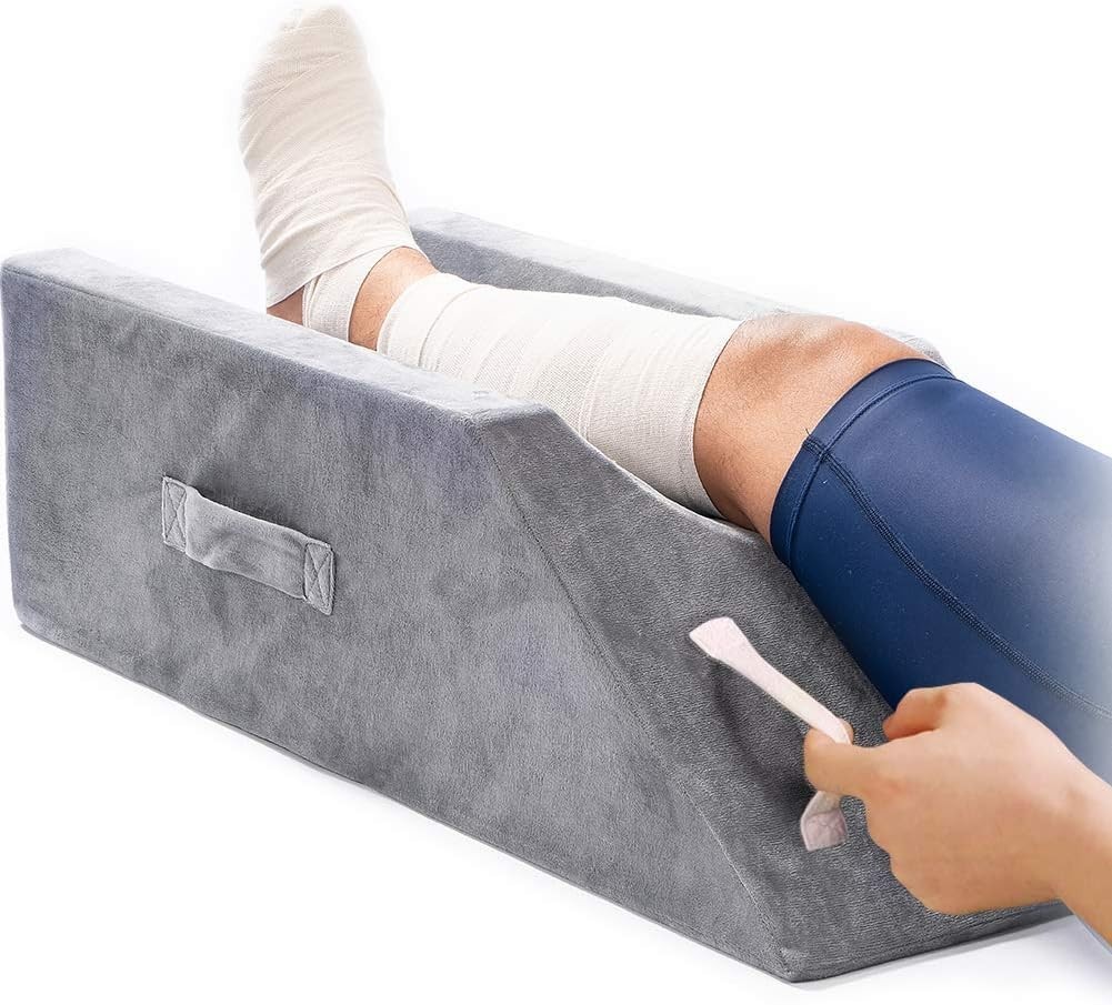 Memory Foam Leg Elevating Pillow Support Foot/ Ankle/ Knee Surgery Injury Rest
