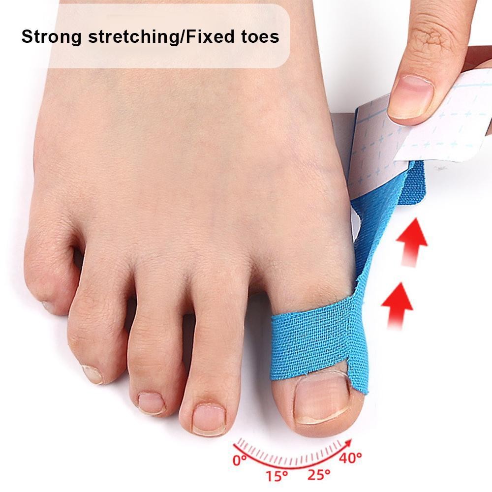 10pcs Bunion Corrector Tape – Pain Relief Kinesiology Athletic Big Toe Support