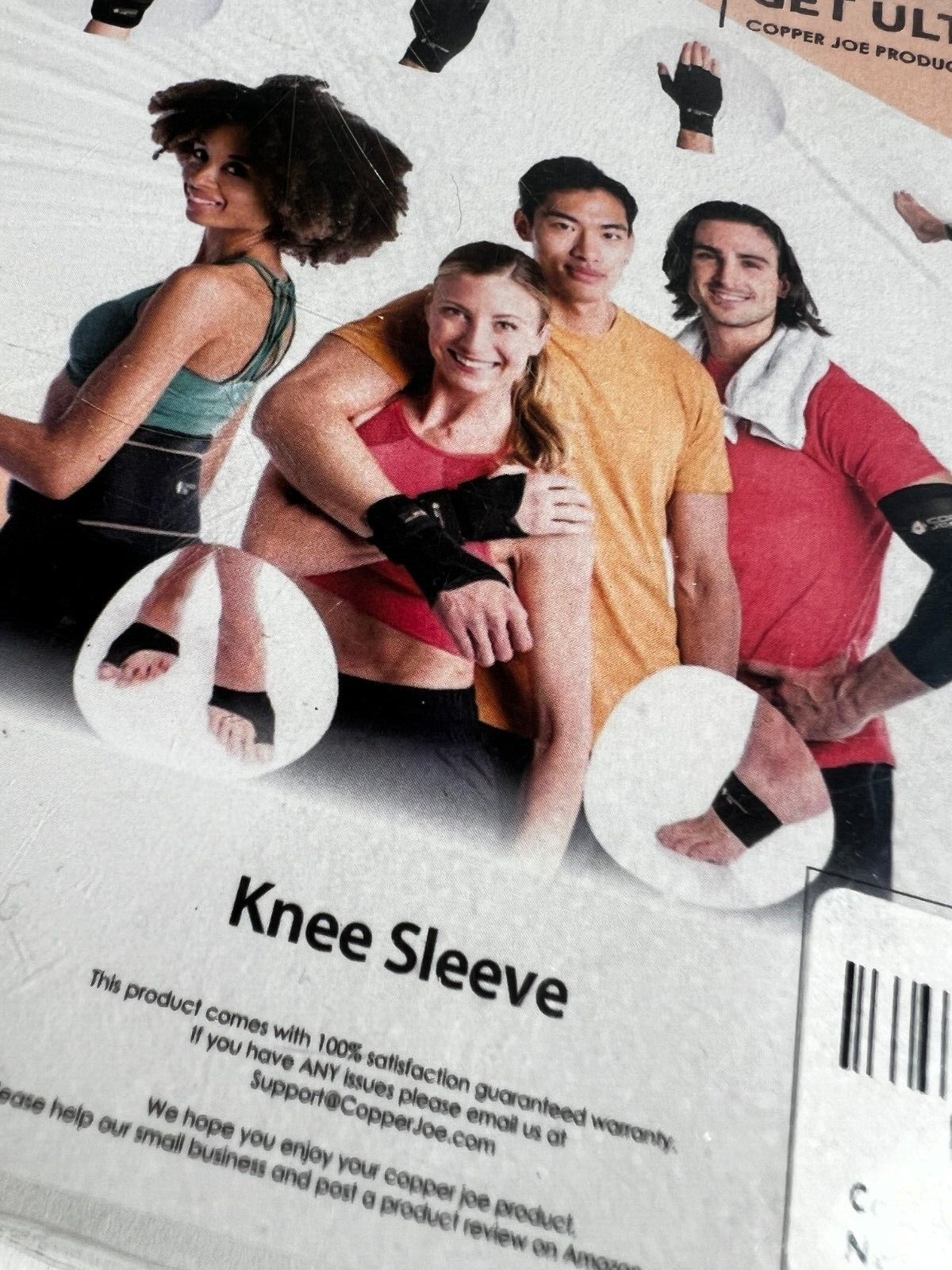 NEW Copper Joe Knee Compression Sleeve Small One 1 Pack Unisex Men Women Sealed